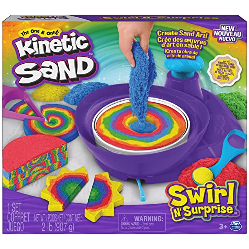 Kinetic Sand Swirl 'n Surprise Set - mit 907 g...